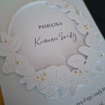 Kartka na Komunie - pamiątka Pierwszej Komunii Świętej KH20260426-1  - Kartka na komunię