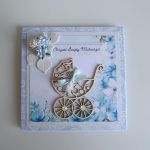 Personalizowana kartka na Pamiątkę Chrzetu Świętego - Personalizowana kartka na Pamiątkę Chrzetu Świętego