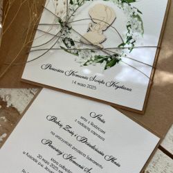 Zaproszenia komunijne handmade z personalizacją