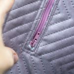 Pikowana kopertówka w kolorze pudroworóżowym - 