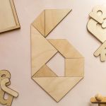 Układanka, puzzle, tangram drewniany - zabawy logiczne dla dzieci