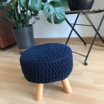 Pokrowiec na stołek,35cm,taboret,SCANDI - 