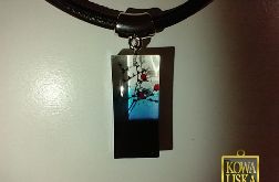 Szklana Pogoda - naszyjnik z żywicy