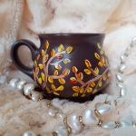 Ręcznie malowany koliber kubek baryłka 300 ml. - Ręcznie malowane