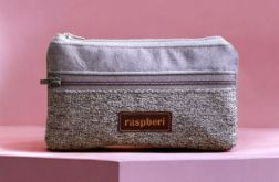 Szary portfelik damski