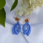 "Kalliope II" - kolczyki z gliny polimerowej. - lekkie i wygodne