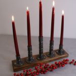 Świecznik Loftowy 5-ramienny F005_1-W1 Loft - Świecznik Loftowy F005-1_W1 Loft