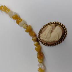 Naszyjnik Koń W Karneolu Korale Kamień