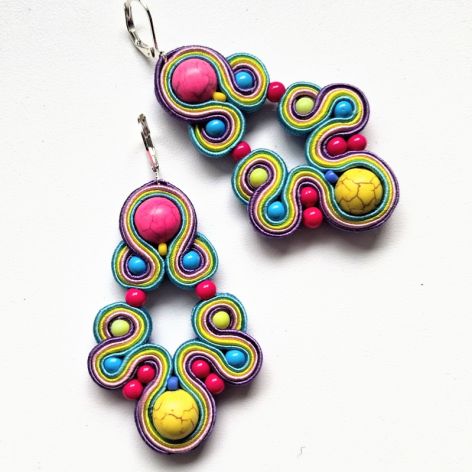 Colorful kolczyki sutasz