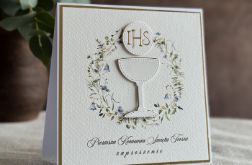 Ręcznie robione zaproszenia komunijne, 55D