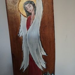 Anioł dobrego snu - obraz malowany