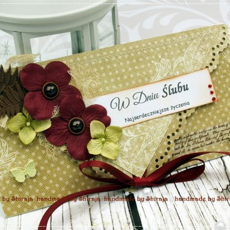 Kopertówka z okazji ślubu- czerwcowy ogród