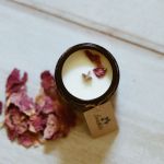 Świeca sojowa aromaterapia geranium i bergamota  - świeca sojowa geranium