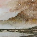 Pejzaż 43-akwarela A5. - 