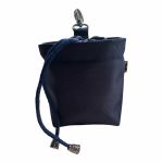 Saszetka na przysmaki i etui na woreczki na odchody Granatowe gładkie - 