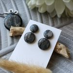 „FRANCIS” kolczyki z glinki polimerowej - „FRANCIS” kolczyki z glinki polimerowej