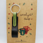 Męski brelok skórzany  - 