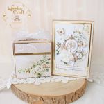 Kartka komunijna pamiątka "Holy&Beige" GOTOWA - 