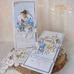 Kartka komunijna pamiątka "Sapphire2" GOTOWA - 