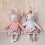 Jednorożec konik Cleo przytulanka GOTOWA - 