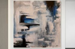 Abstrakcja-obraz akrylowy formatu 100x100 cm