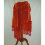spódnica indiańska pomarańczowa - spódnica na manekinie