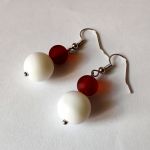 Kolczyki wiszące z koralików - Kolczyki z koralików