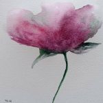 Mak-akwarela formatu 15/15 cm  - 