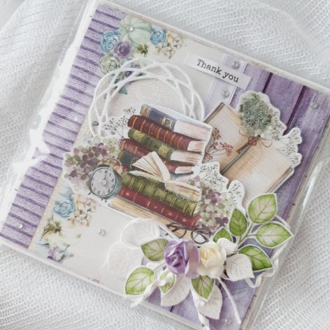 Kartka Scrapbooking Thank You