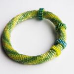 Green snake bransoletka - 