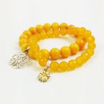 Bransoletki srebrne z kwiatkami. - Bransoletki srebrne z kwiatkami.