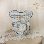 Kartka body na chrzest "CuteBabyGirl" GOTOWA - 