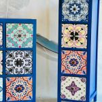 Komoda, szafka kolorowa, styl boho, meble artystyczne, unikat, art - 