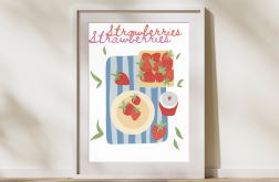 Plakat Strawberries 60x40