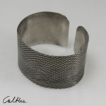 .Łuska - metalowa bransoleta 190111-05 - Bransoletka z metalu