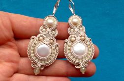 Kolczyki Kremowe z perłą SEA SHELL