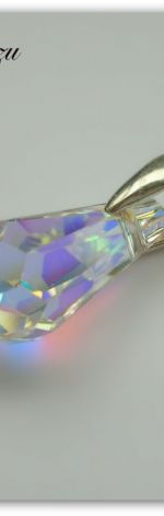Zawieszka Swarovski Elements Drop 15mm Crystal AB