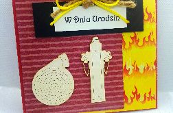 Kartka dla strażaka urodziny Dzień Strażaka #1