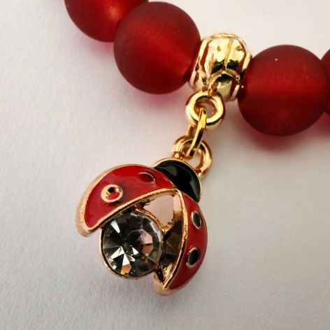 Bransoletka z biedronką