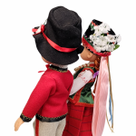 Lalki Ludowe w Strojach Kurpiowskich Kurpie - Bok