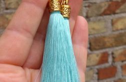 Kolczyki z Chwostem, jasno turkusowe