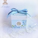 Exploding box komunijny "Blue Blossom" GOTOWY - 