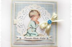 Kartka na Chrzest dla chłopca