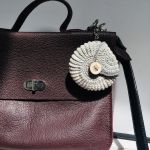 Mini torebka oreo etui na przydasie szara - zawieszka torebka oreo