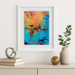 Prezent na urodziny obraz abstrakcyjny "Port"