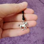 Bransoletka z konikiem - Bransoletka regulowana z zawieszką koń