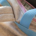 Patchworkowy plecak z suwakiem panterka - 