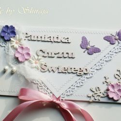 Pamiątka Chrztu św.  'fiołkowa łąka'