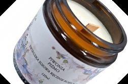 Świeczka Sojowa Handmade Piwonia Piżmo 120ml