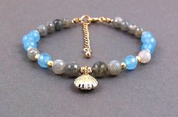 Bransoletka z labradorytów.